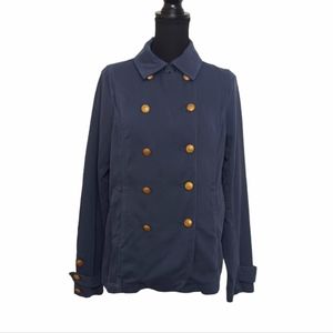 NEW Guideboat Atlantique Twill Double Breasted Pea Coat Women's Sz Sm NWOT